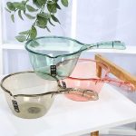 Transparent Long Handle Water Scoop
