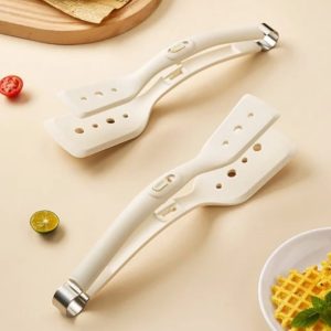 High Quality 2in1 Silicone Spatula/Tongs