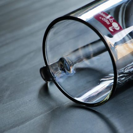 Cherry Borosilicate Coffee Cup
