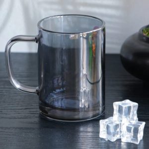 Cherry Borosilicate Coffee Cup