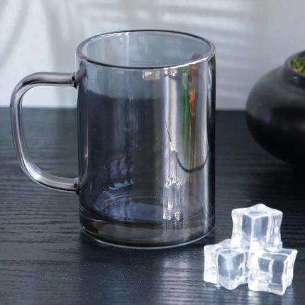 Cherry Borosilicate Coffee Cup