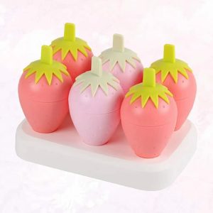 Strawberry Ice Cream Popsicle Mold