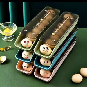 Fridge Counter Top Egg Storage Boxes