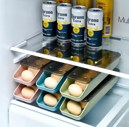 Fridge Counter Top Egg Storage Boxes
