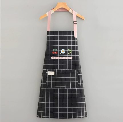checked floral aprons