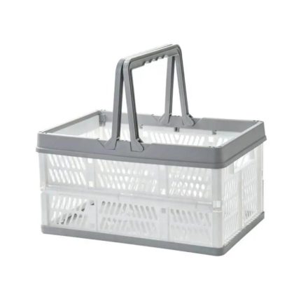 large foldable/collapsible multifunctional stackable basket with handles