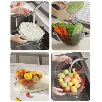 Acrylic Rice Colander