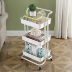 Multi-functional Movable Trolley Storage Rack