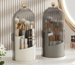 Rotating Makeup Brush Holder with Lid
