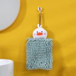 wall mounted cute cartoon Chenille hand towel