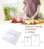 Reusable Ziplock Fridge Bags