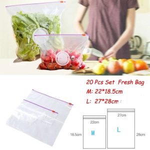 Reusable Ziplock Fridge Bags