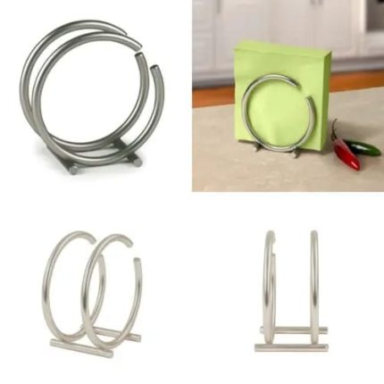 C Shape Metallic Serviet Holder