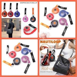 Durable Reusable Roll Up Shopping Bag