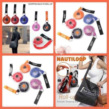 Durable Reusable Roll Up Shopping Bag