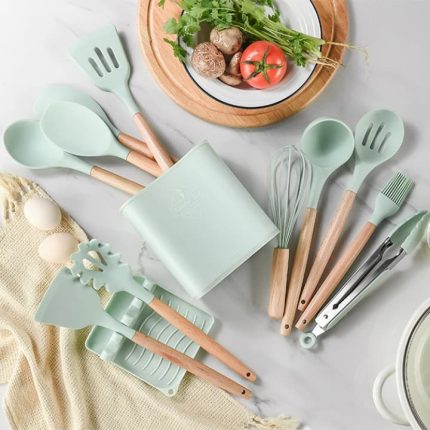 Non Stick 12 Pcs Silicon Kitchen Accessories