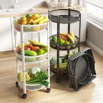 360⁰ Degree Foldable Rotating Multi Layer Vegetable/ Fruit Rack