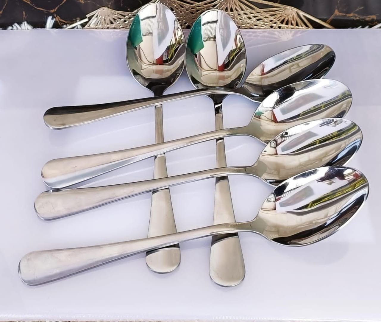 6Pcs Table Spoons 6Pcs Table Spoons