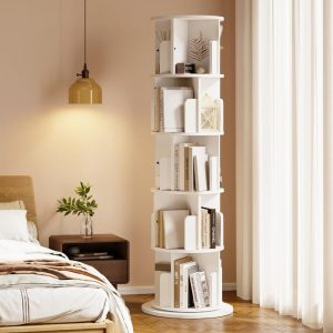 Stackable Bookshelf Organizer with Wheels