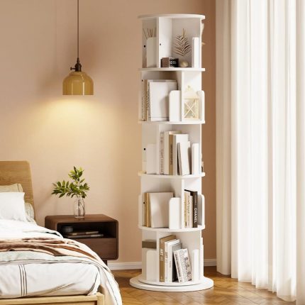 Stackable Bookshelf Organizer with Wheels