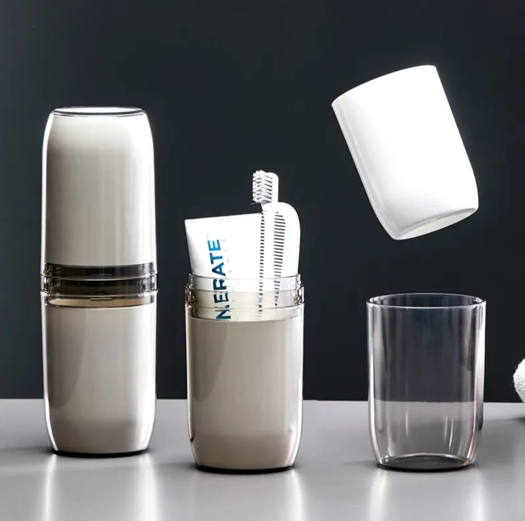 4 in 1 Cups Portable Large Capacity Travel Toothbrush Holder 4 in 1 Cups Portable Large Capacity Travel Toothbrush Holder