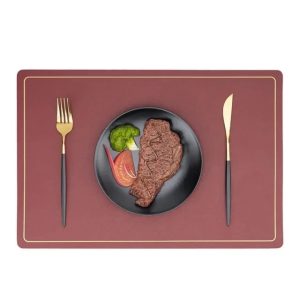 Nordic Leather Anti Slip TableMats