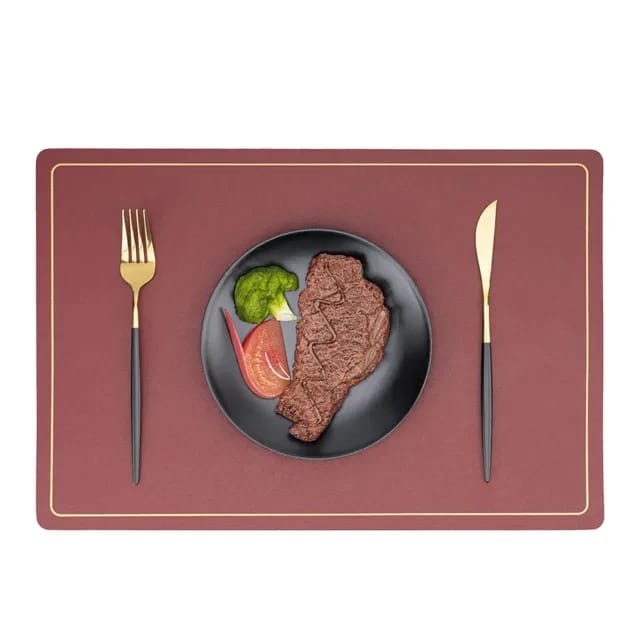 Nordic Leather Anti Slip TableMats Nordic Leather Anti Slip TableMats