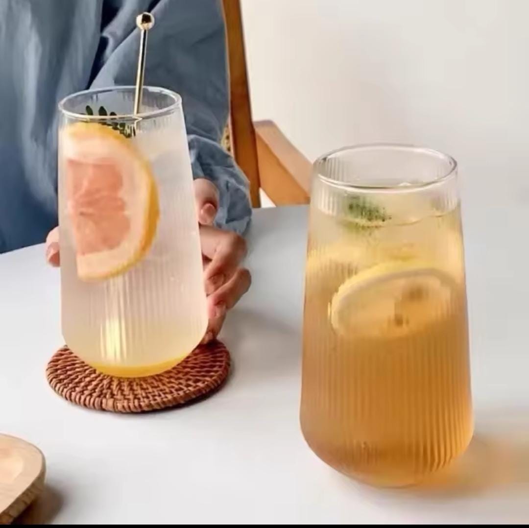 Ribbed Juice/Water Glasses Ribbed Juice/Water Glasses