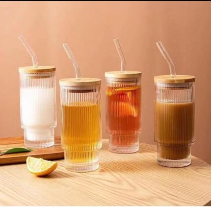 High Borosilicate Glass Coffee/Milk/Juice/Water Tumbler