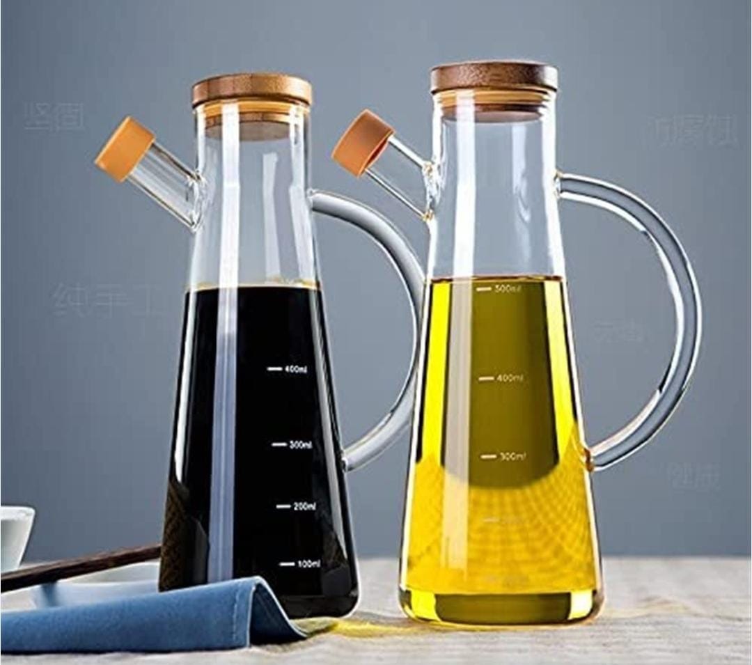 900ml Glass Jug Bamboo Cork 2 Way Outlet Dispenser 900ml Glass Jug Bamboo Cork 2 Way Outlet Dispenser
