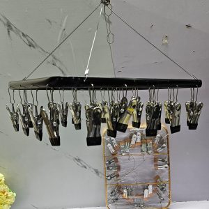 26 Peg Metallic Cloth Drying Rack Hanger
