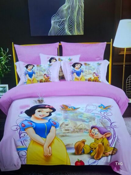 Cartoon Themed Duvet One Sheet One Pillowcase