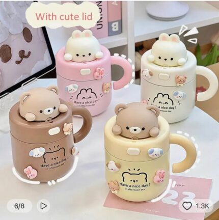 Cute Bear Rabbit Thermos