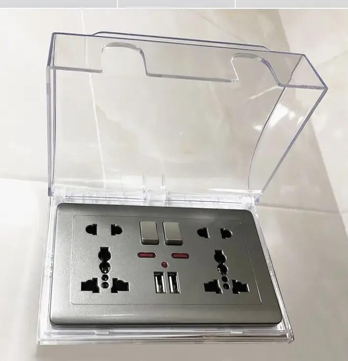 Double Socket Protector Electric Plug Cover Double Socket Protector Electric Plug Cover