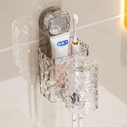 Toothbrush Suction Cup Wall Mounted Electric Toothbrush Holder
