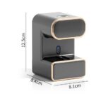 Automatic Toothpaste Squeezer Wall-mounted Electric Toothpaste Dispenser Dust-proof Toothbrush Holder