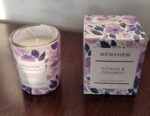 50g Menahem Citrus and Coconut Scented Candle in Glass