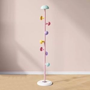 Heavy Deluxe 8 Screw Stud Coloured Hooks 170cm Coat Hanger