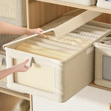 Foldable Multipurpose Hard Fabric Clothes/Closet Organizer