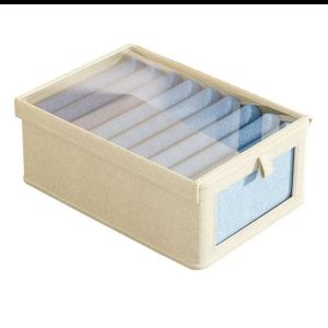 Foldable Multipurpose Hard Fabric Clothes/Closet Organizer
