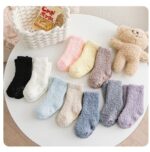 Winter Coral Fleece Children Socks