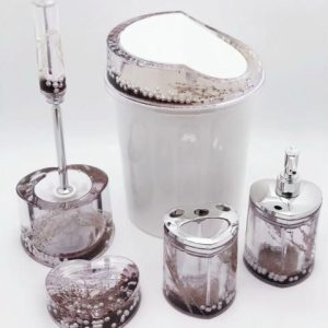 WATER SHELL FLOWER bathroom accessories set