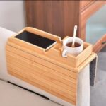 Bamboo Sofa Arm Rest Organizer