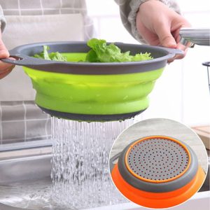 Silicone Collapsible Colander Drainer