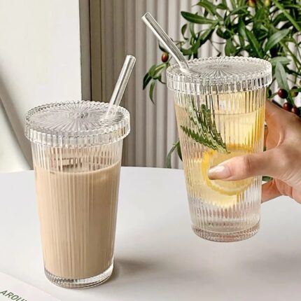 Stripe Glass Cup