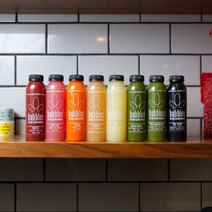 glass juice bottles