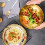 Gold Stainless Steel 28cm Ramen Bowl