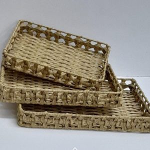 handmade Rattan Deco style and trays