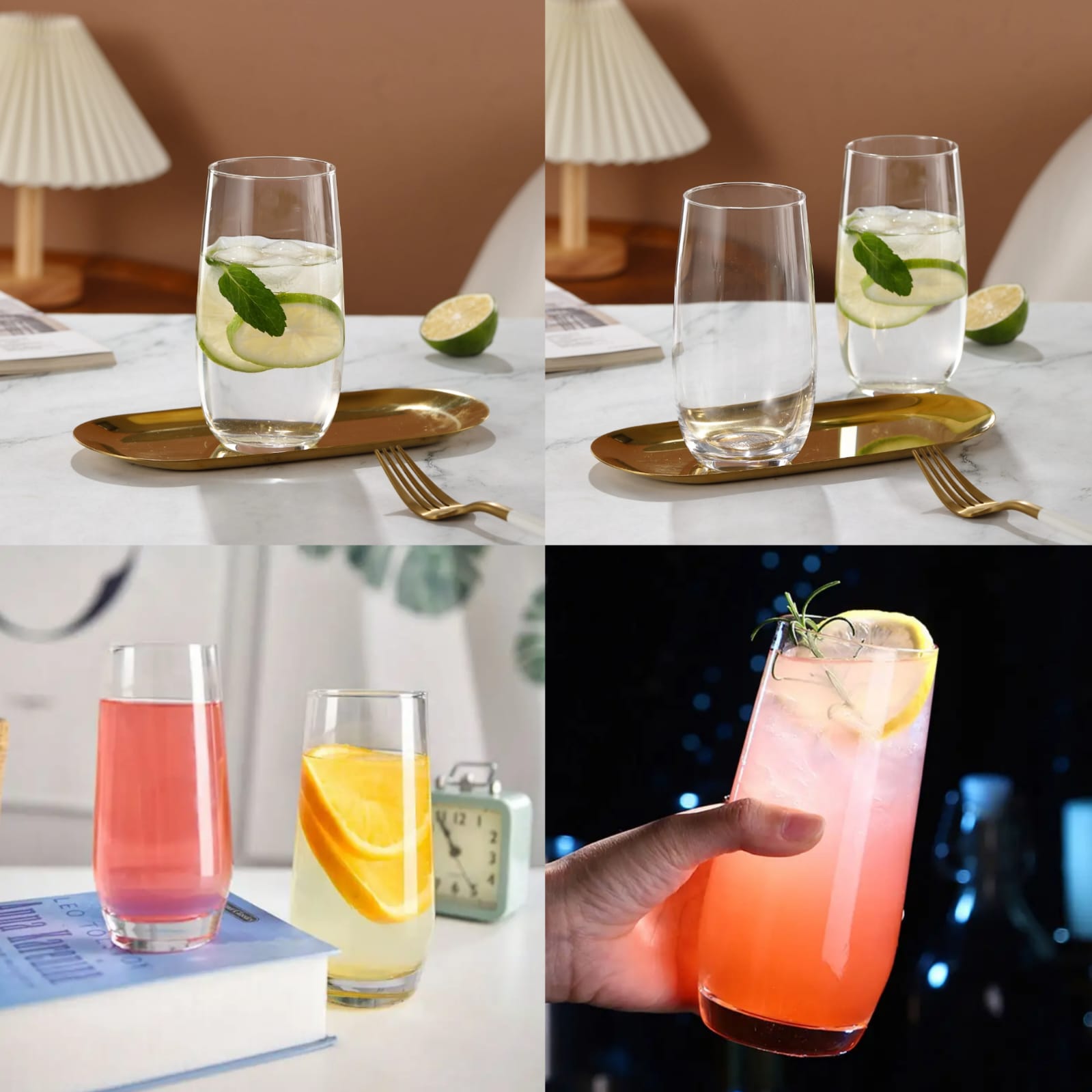 360ml egg shaped glasses