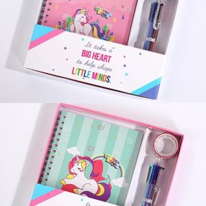 3 in1 Unicorn Notebook set